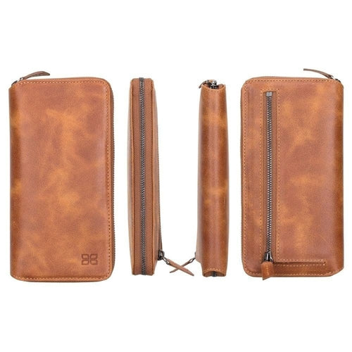 Detachable Leather Zipper Wallet Cases for Apple iPhone 13 Series